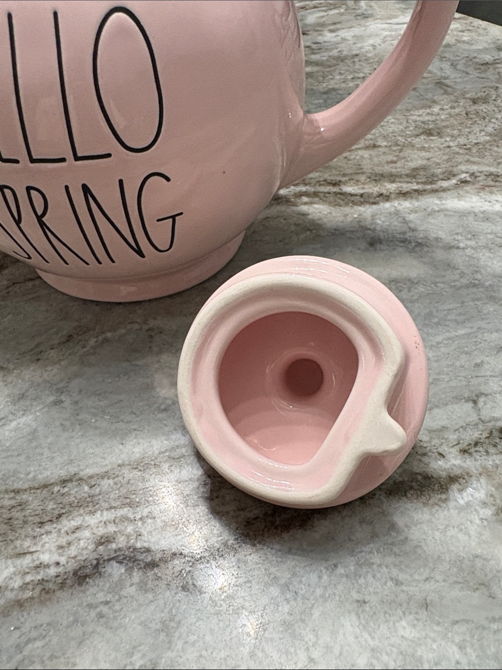 Rae Dunn Hello Spring Tea Pot - Picture 4 of 8